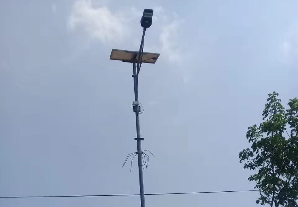 太阳能二体灯案例